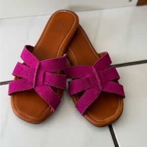 UGG Women's Pink Slide Sandals size 9
